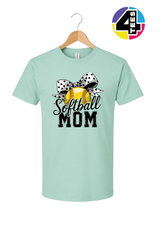 Softball Mom Bow