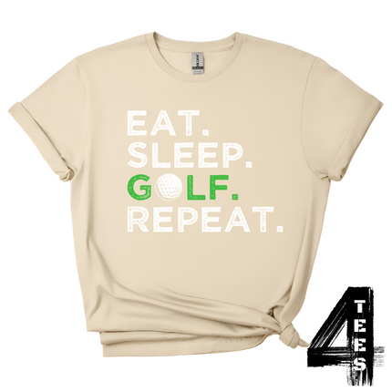Eat Sleep Golf Repeat
