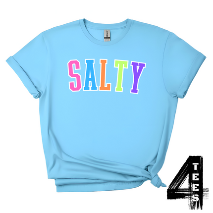 SALTY - Multi-Color Varsity Letters