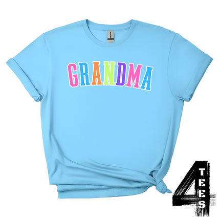 GRANDMA - Multi-Color Varsity Letters