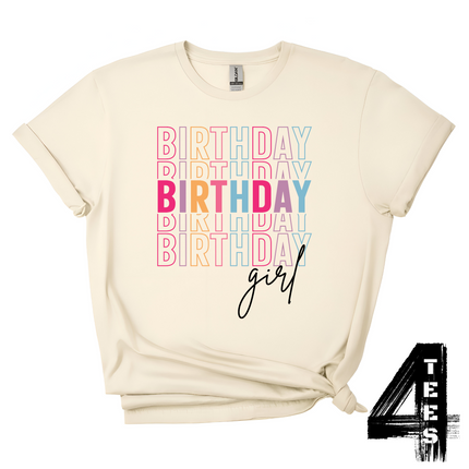 Birthday Girl Colorful