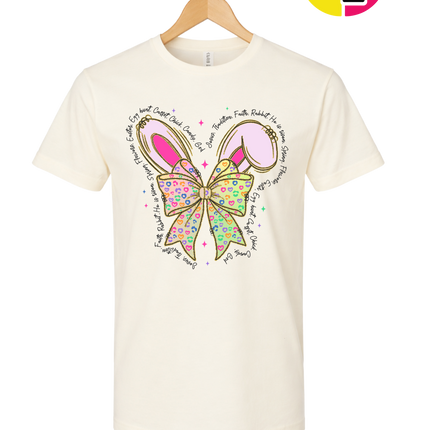 Glitter Bunny Bow