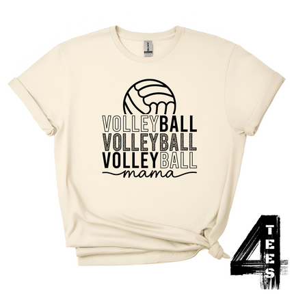 Volleyball mama leopard