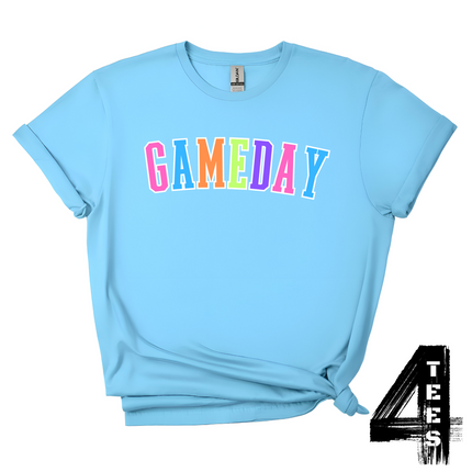 GAME DAY - Multi-Color Varsity Letters