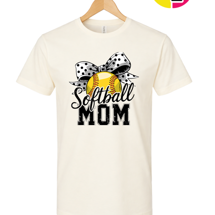 Softball Mom Bow