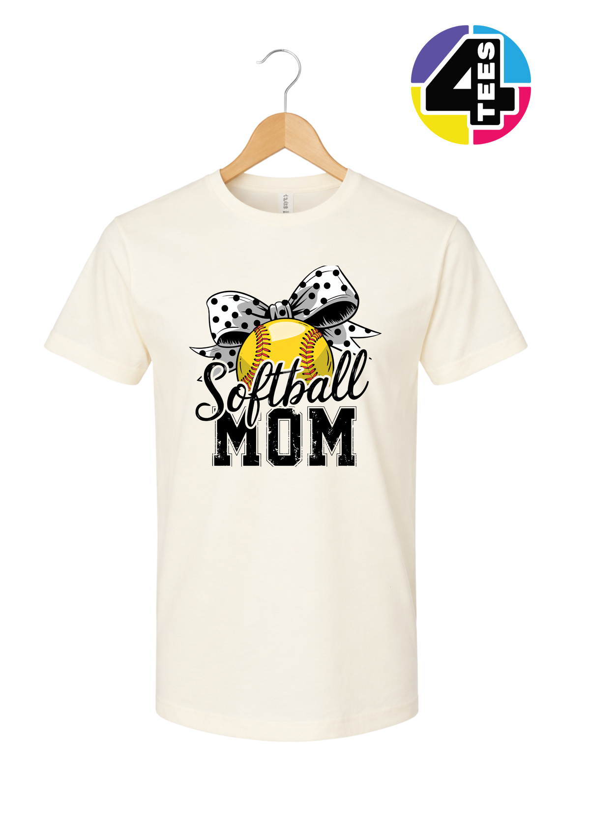 Softball Mom Bow