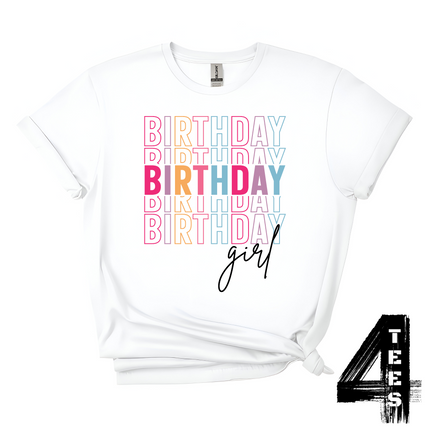 Birthday Girl Colorful