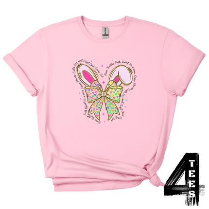 Glitter Bunny Bow