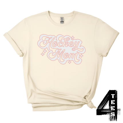 Retro Hockey Mom - white