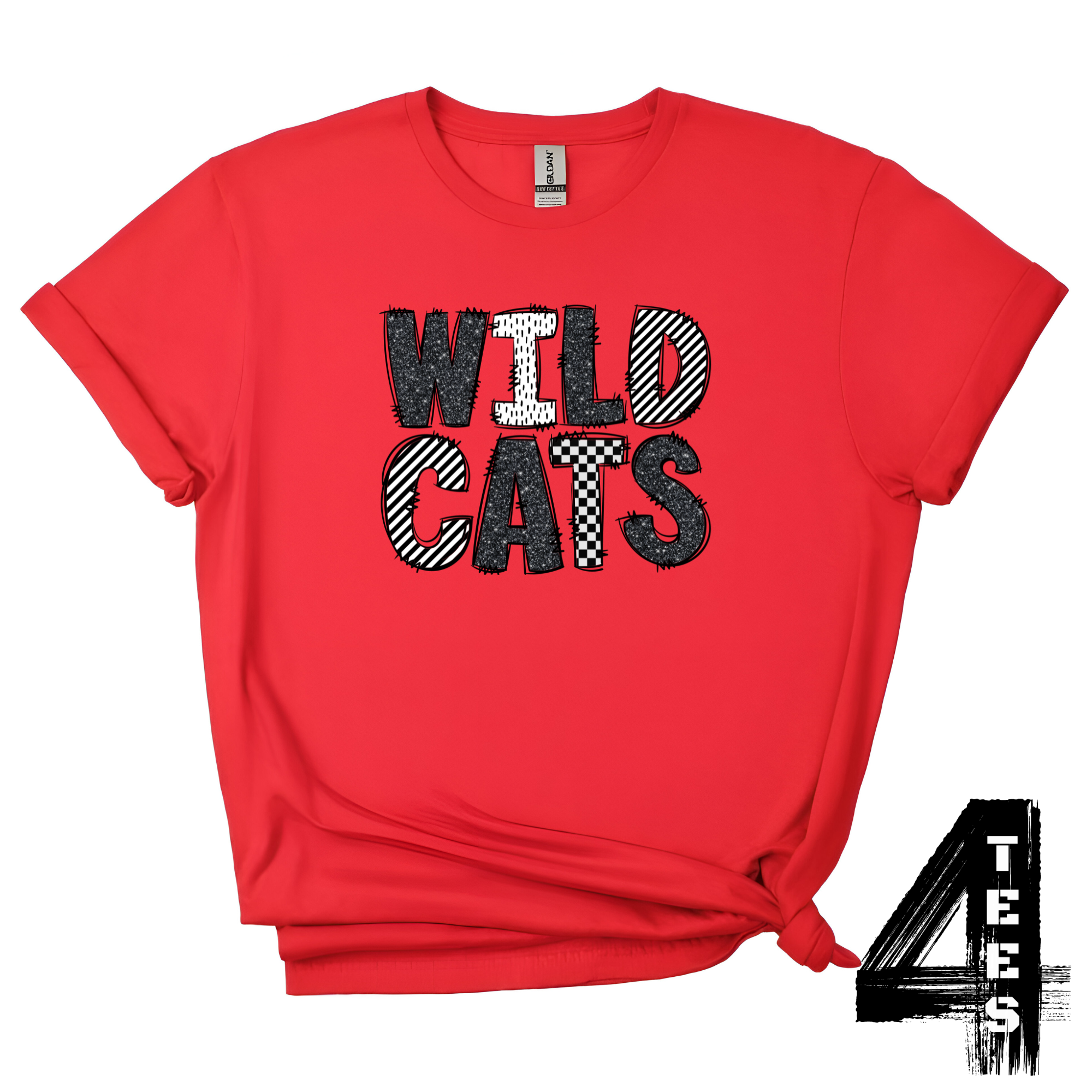 Wildcats Doodle Letters