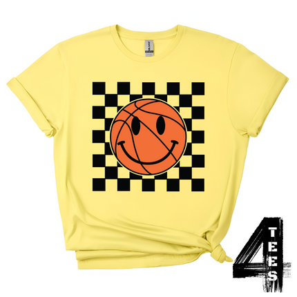 Basketball Retro Smiley
