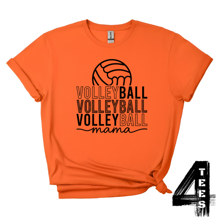 Volleyball mama leopard
