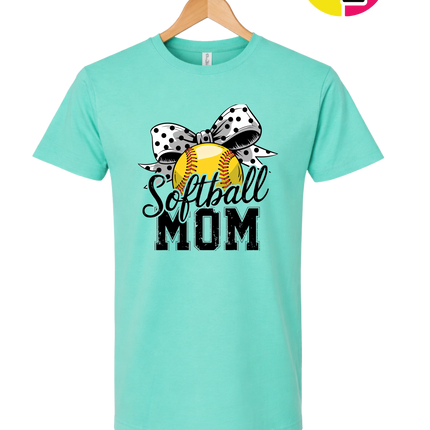 Softball Mom Bow
