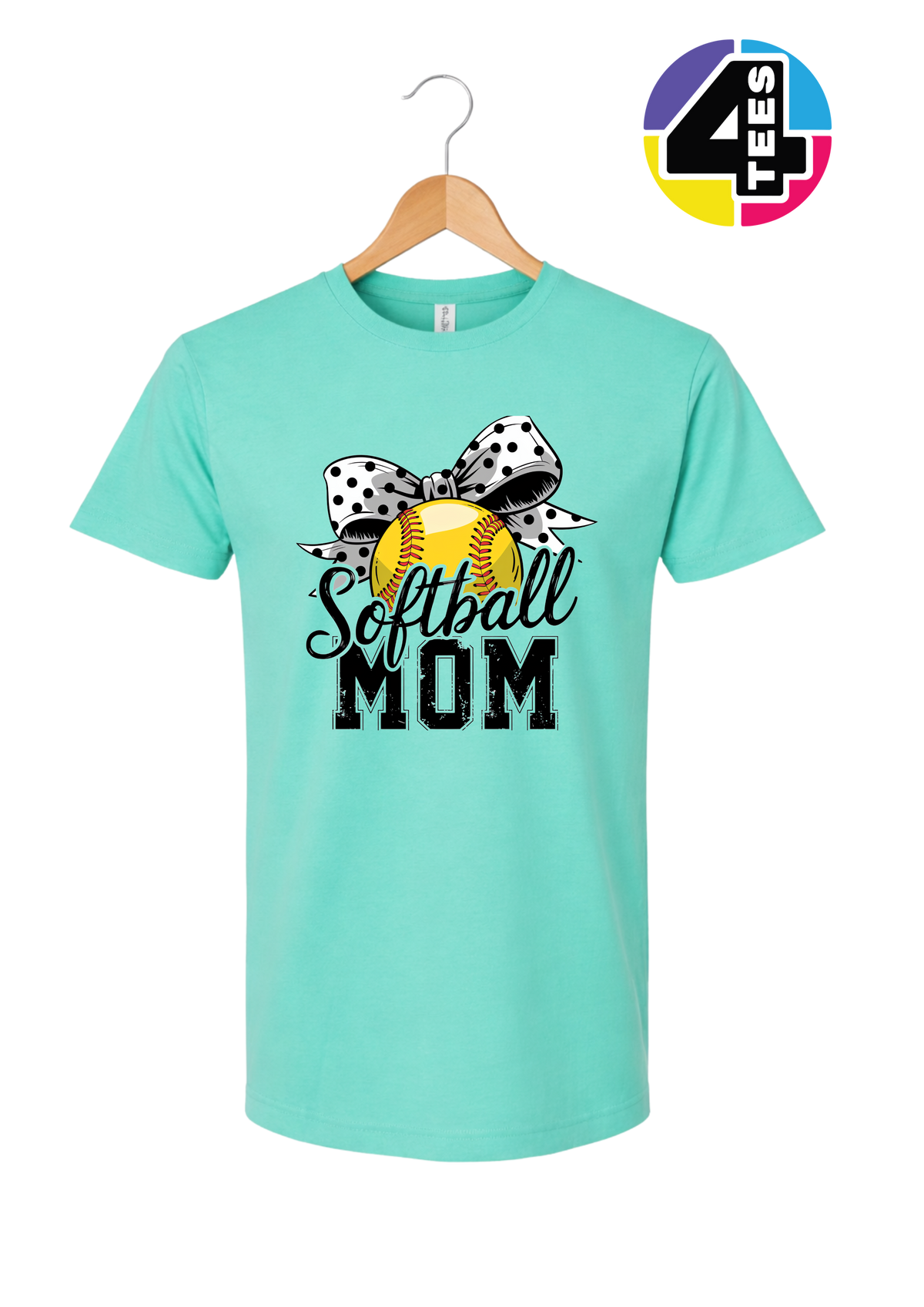 Softball Mom Bow