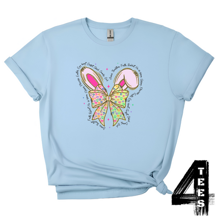 Glitter Bunny Bow