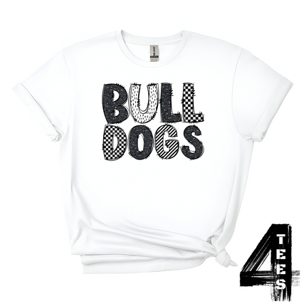Bulldogs Doodle Letters