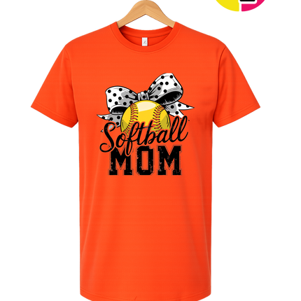 Softball Mom Bow