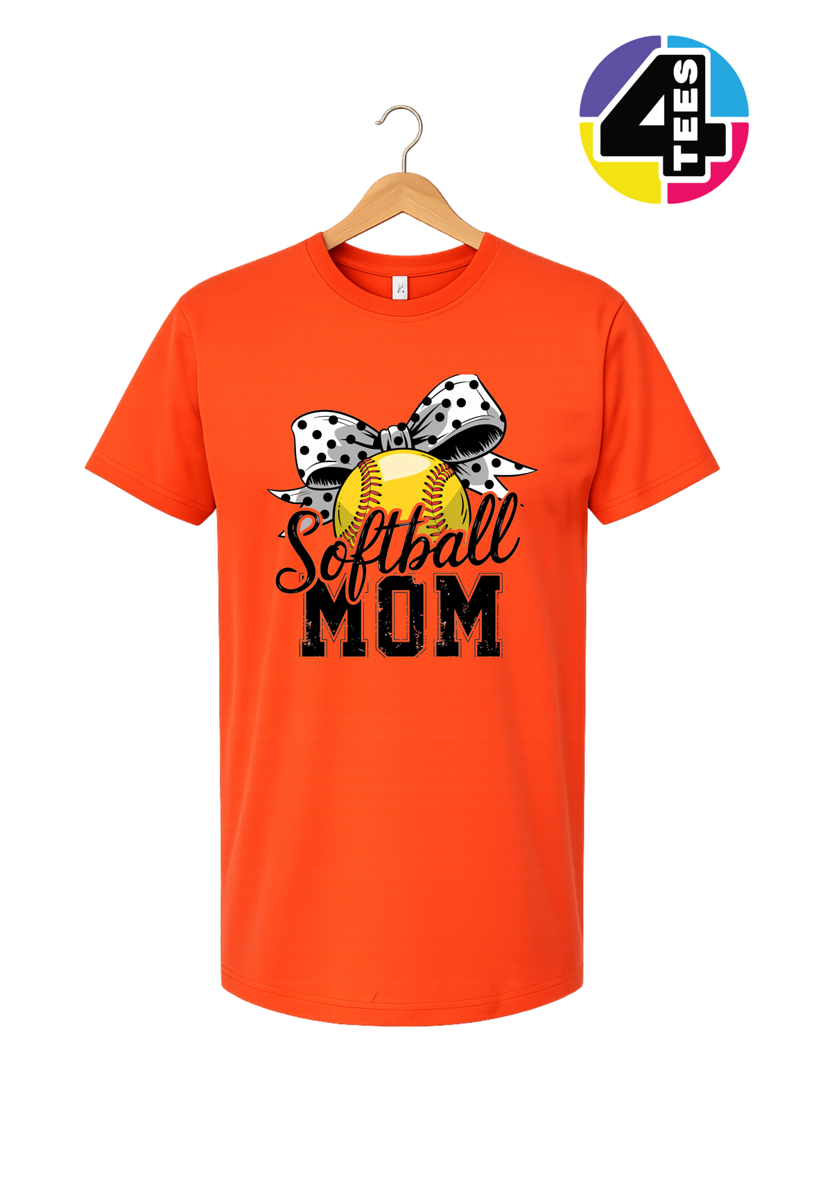 Softball Mom Bow