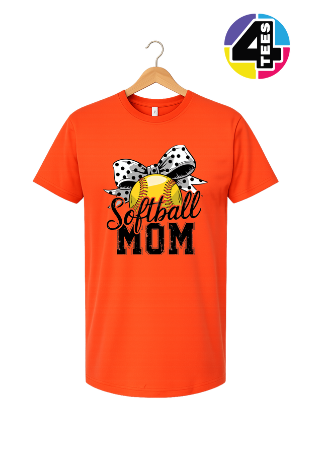 Softball Mom Bow