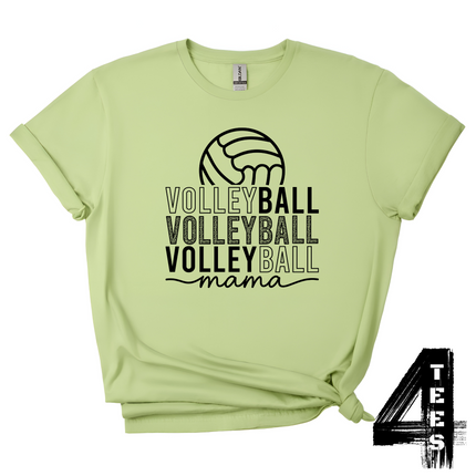 Volleyball mama leopard