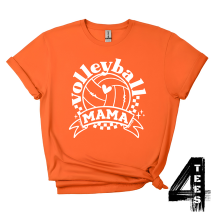 Volleyball Mama - white