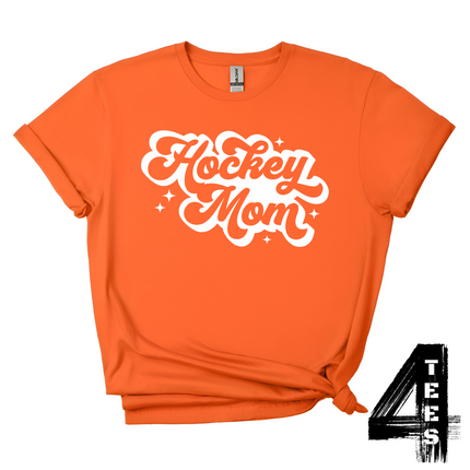 Retro Hockey Mom - white