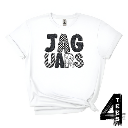 Jaguars Doodle Letters