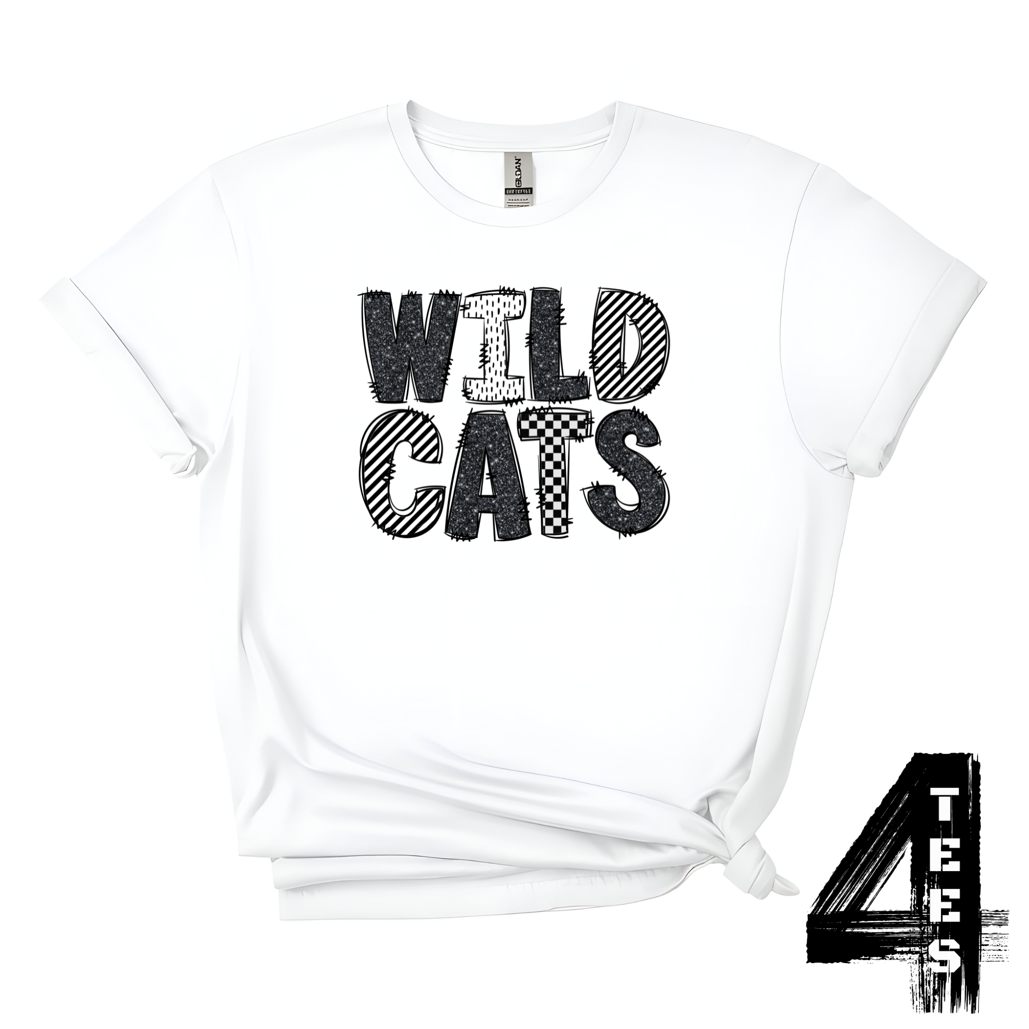 Wildcats Doodle Letters