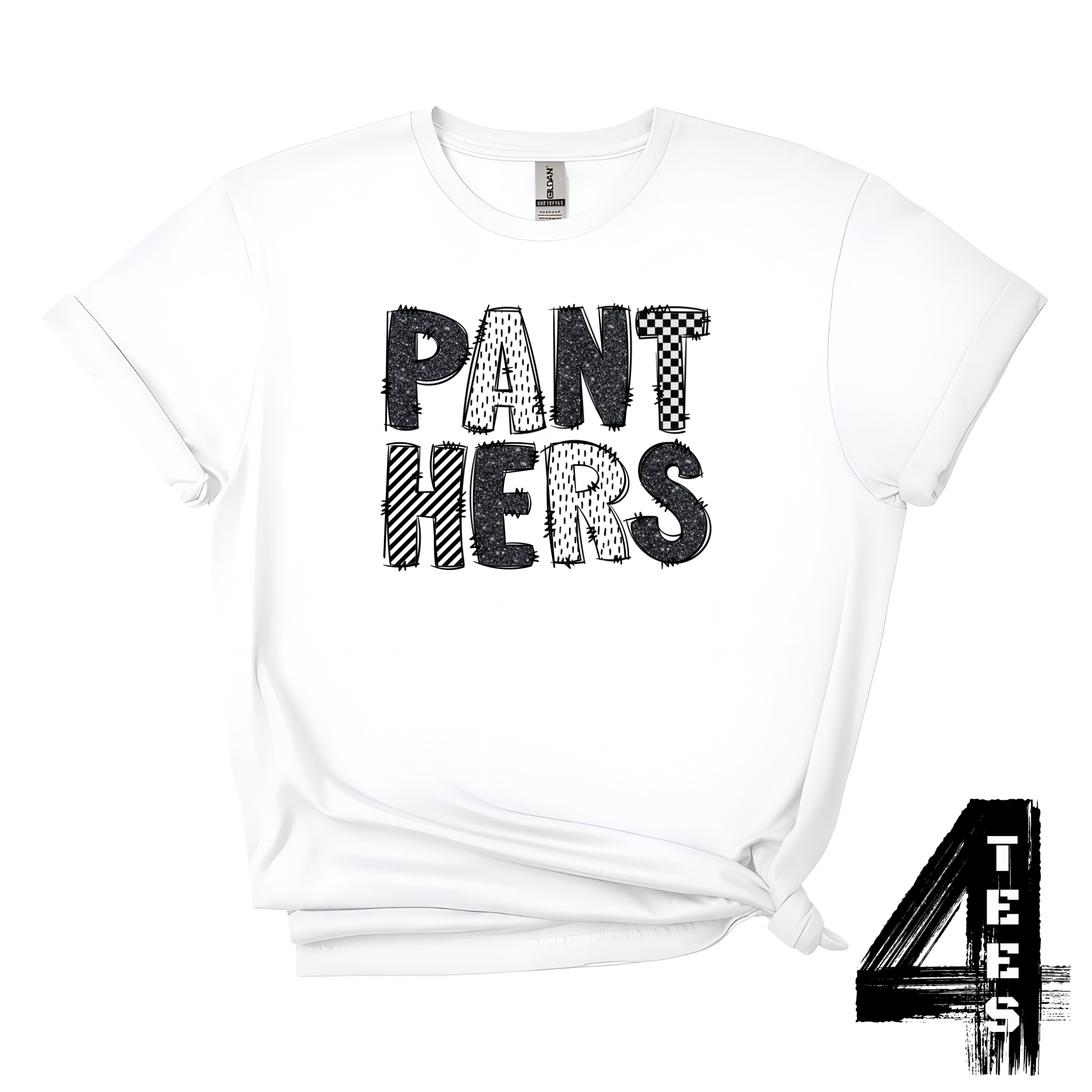 Panthers Doodle Letters