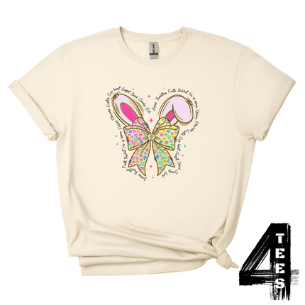 Glitter Bunny Bow