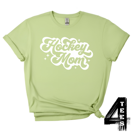 Retro Hockey Mom - white