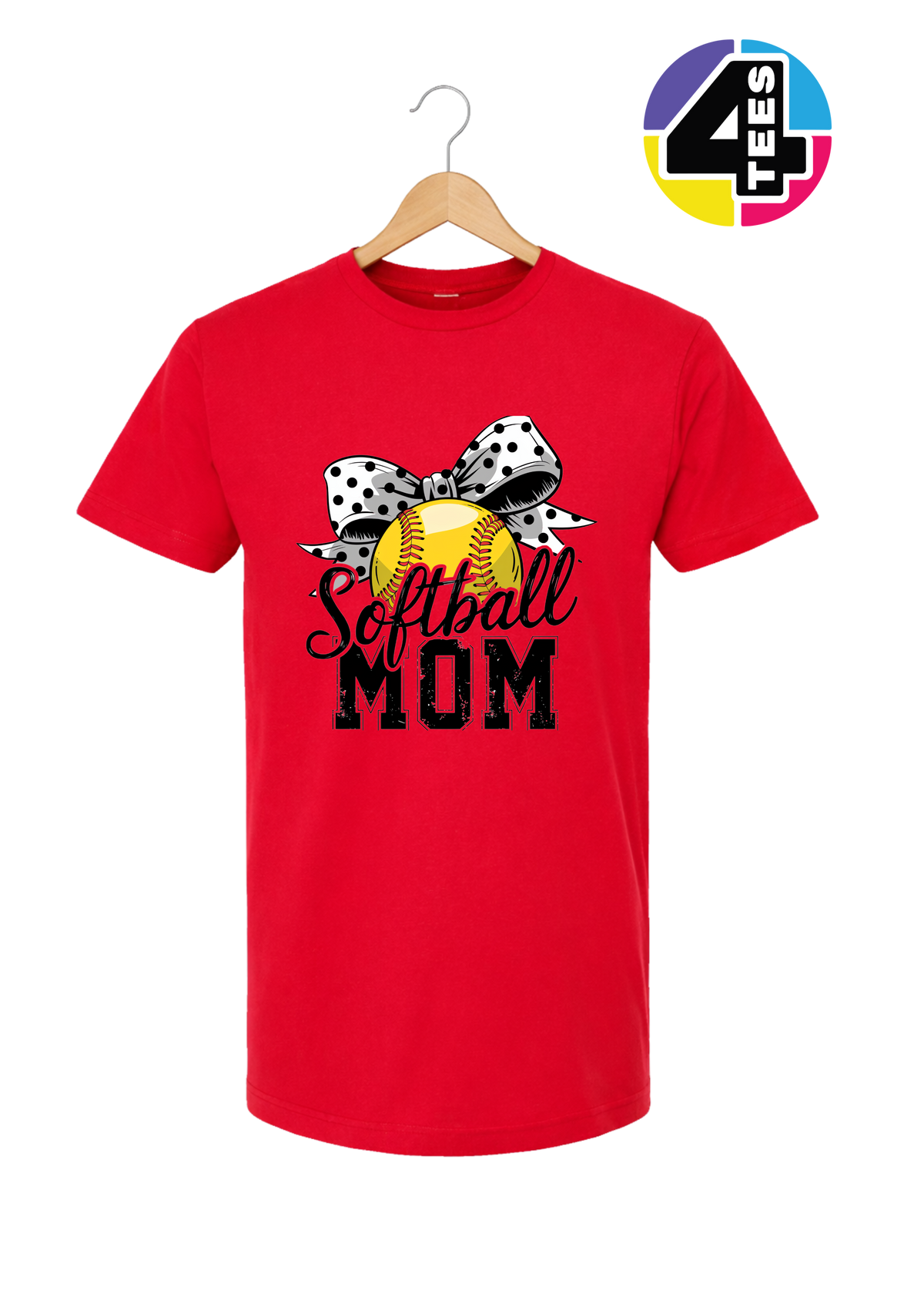 Softball Mom Bow