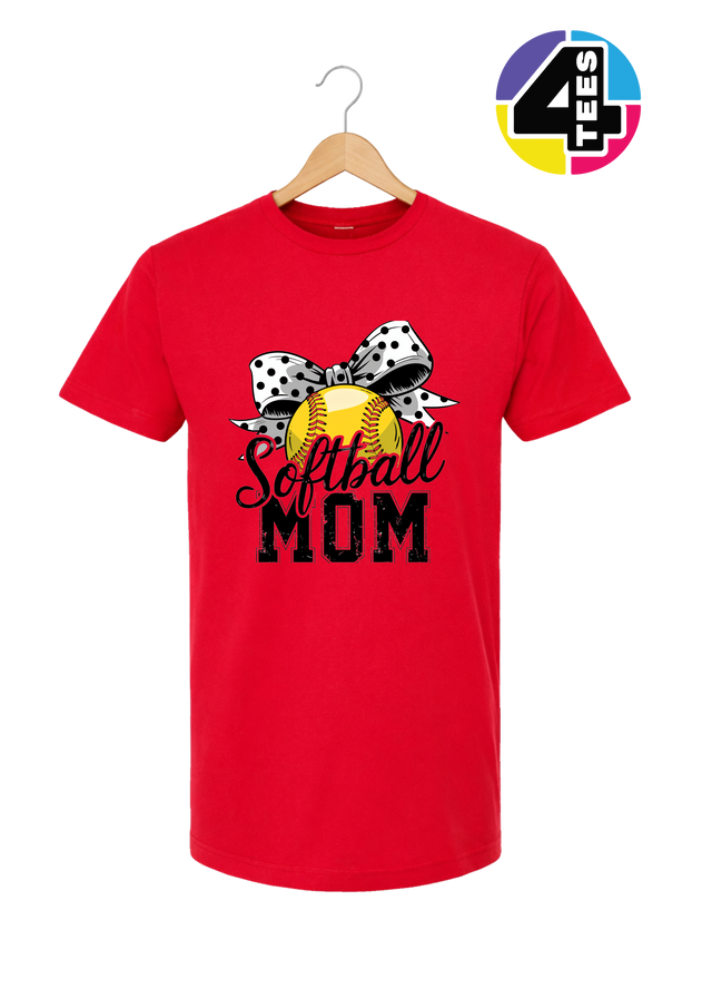 Softball Mom Bow