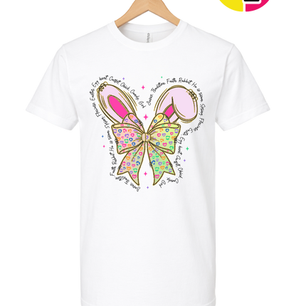 Glitter Bunny Bow
