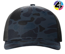 Richardson Printed Five-Panel Trucker Cap