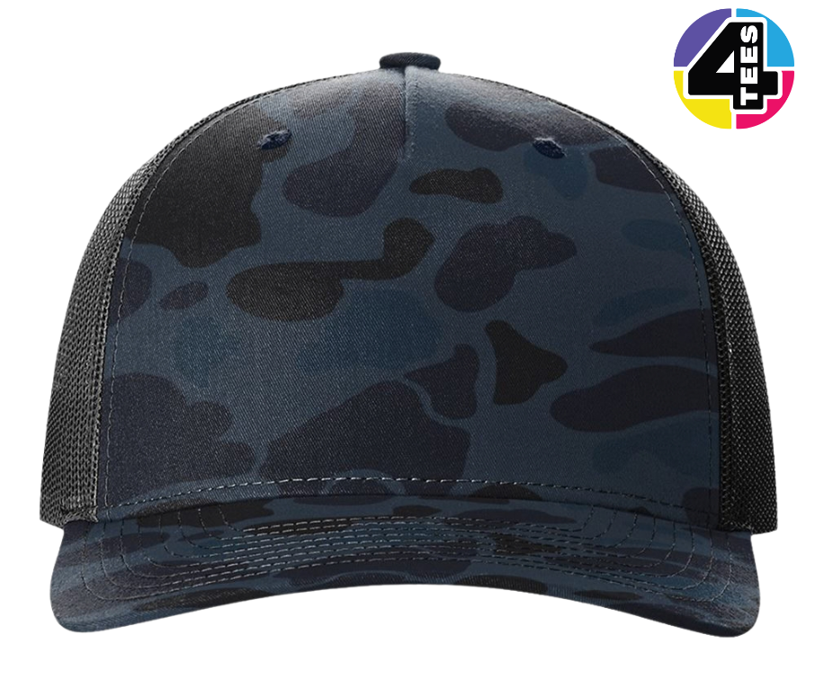 Richardson Printed Five-Panel Trucker Cap