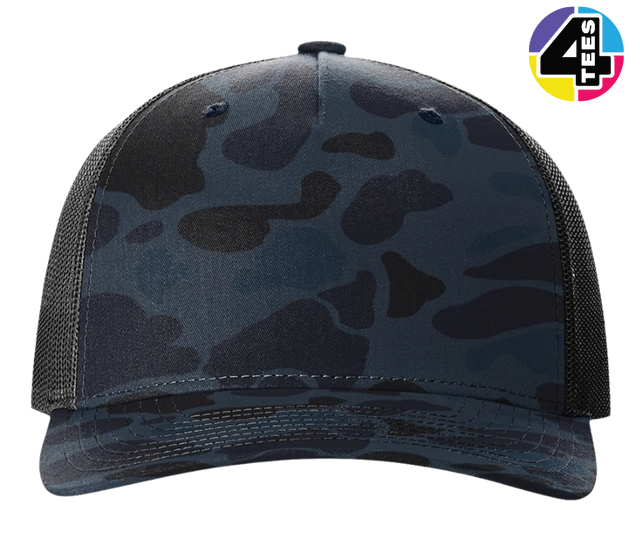 Richardson Printed Five-Panel Trucker Cap