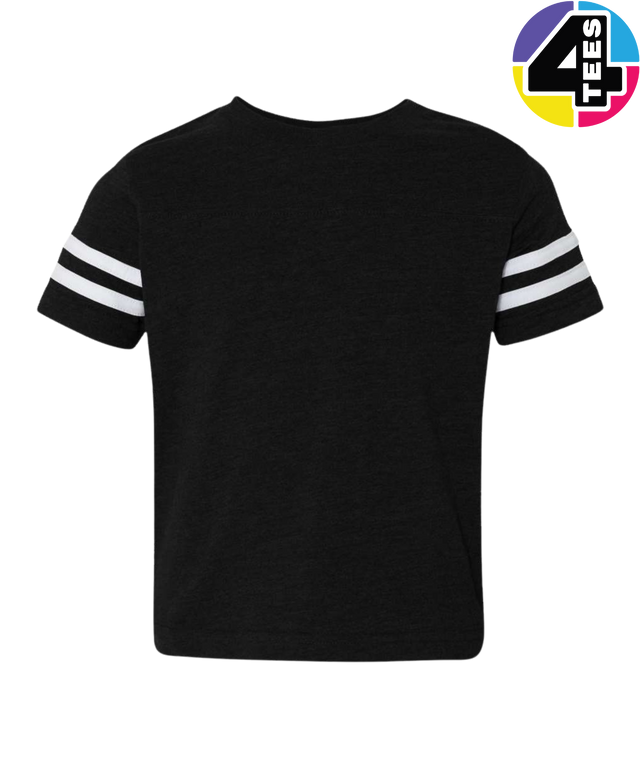 Rabbit Skins Toddler Football Fine Jersey Tee