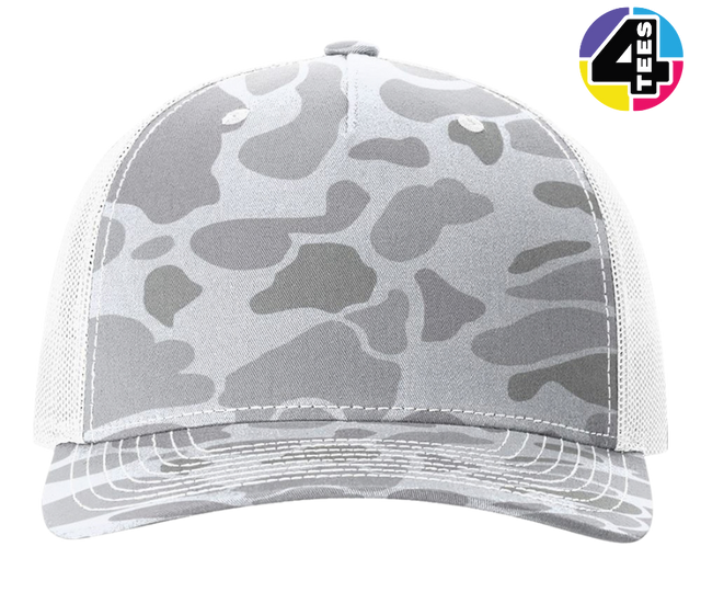 Richardson Printed Five-Panel Trucker Cap