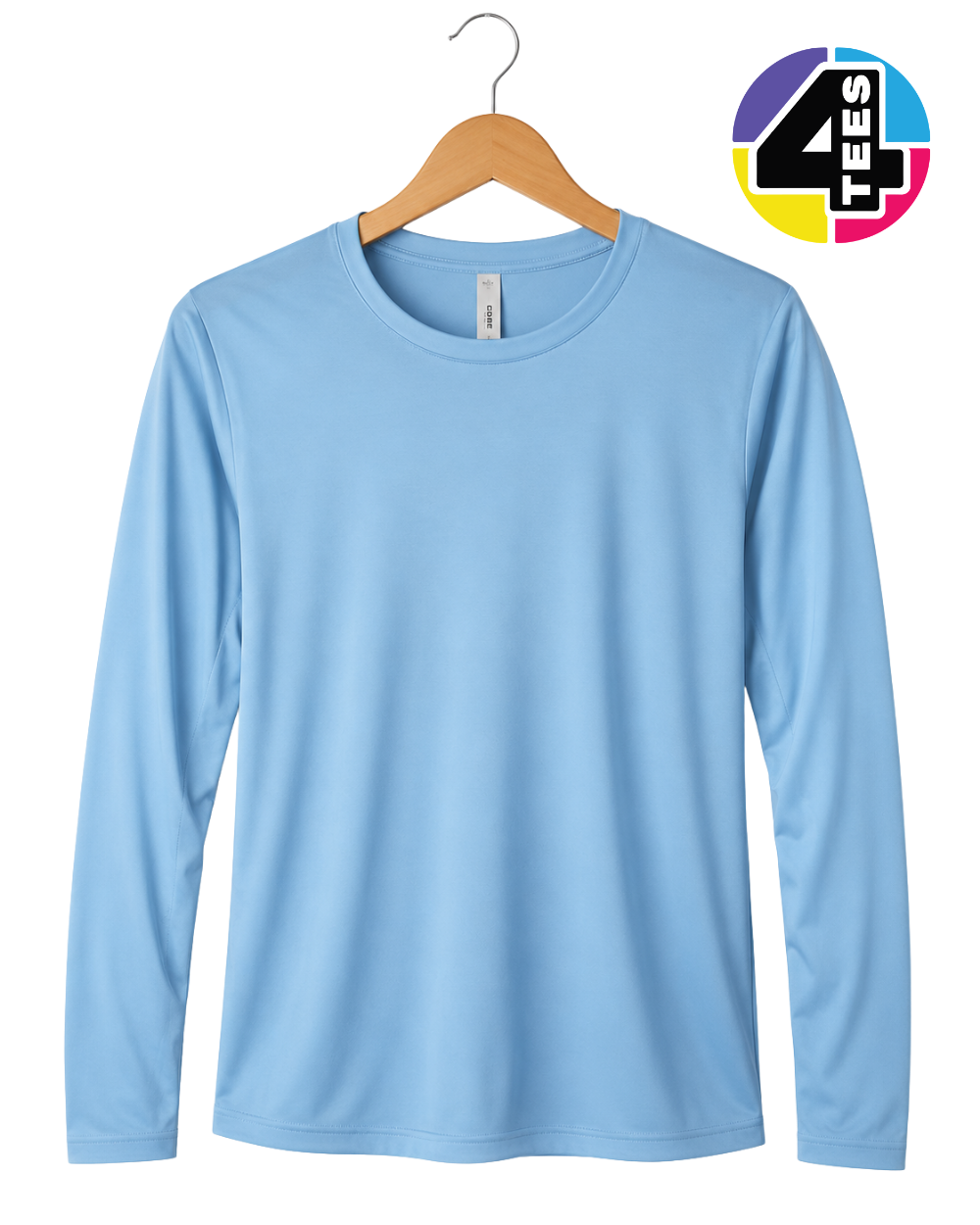 Core365 Unisex Capital Long Sleeve Performance T-Shirt