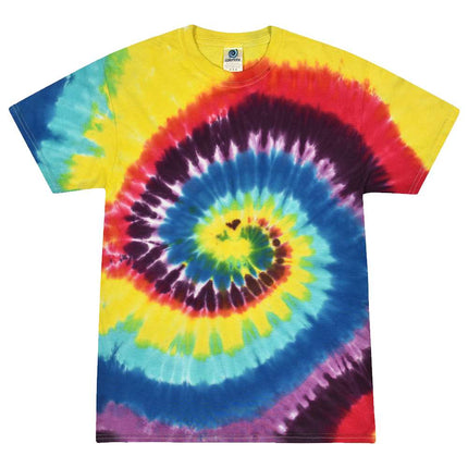 Youth Multi-Color Tie-Dyed T-Shirt - 1000Y