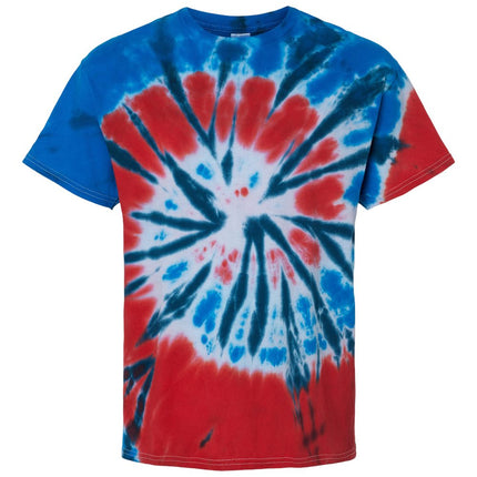 Youth Multi-Color Tie-Dyed T-Shirt - 1000Y