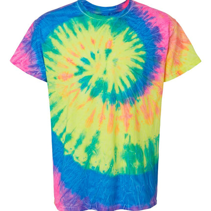 Youth Multi-Color Tie-Dyed T-Shirt - 1000Y