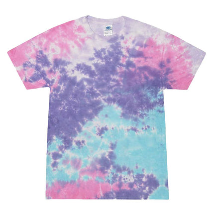 Unisex Multi-Color Tie-Dyed T-Shirt - 1000