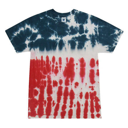 Unisex Multi-Color Tie-Dyed T-Shirt - 1000