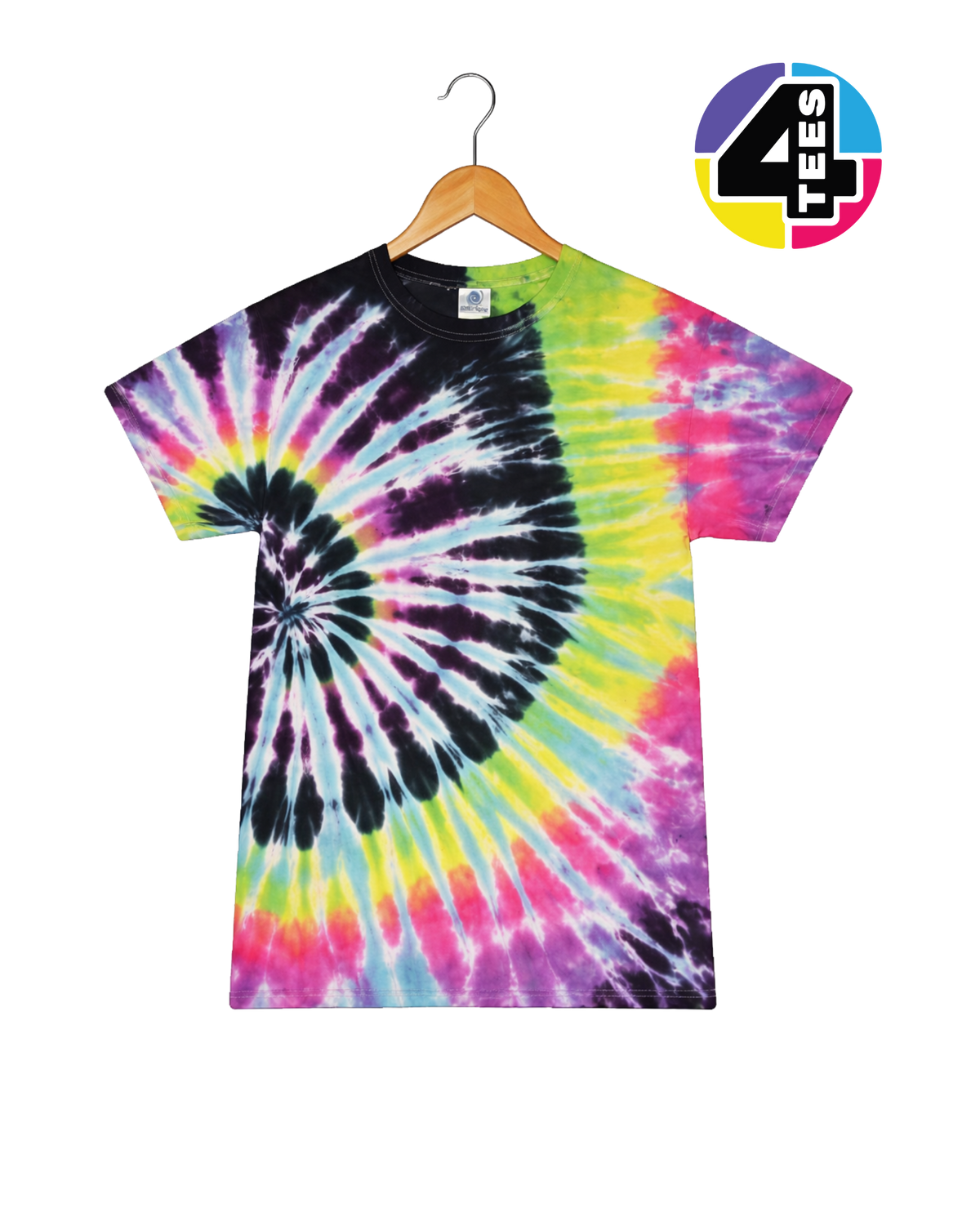 ColorTone Unisex Multi-Color Tie-Dyed T-Shirt