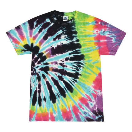 Unisex Multi-Color Tie-Dyed T-Shirt - 1000