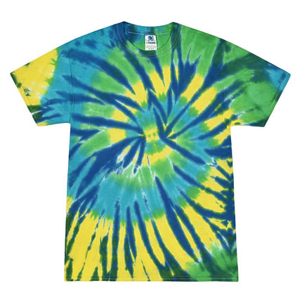 Unisex Multi-Color Tie-Dyed T-Shirt - 1000