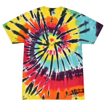 Unisex Multi-Color Tie-Dyed T-Shirt - 1000