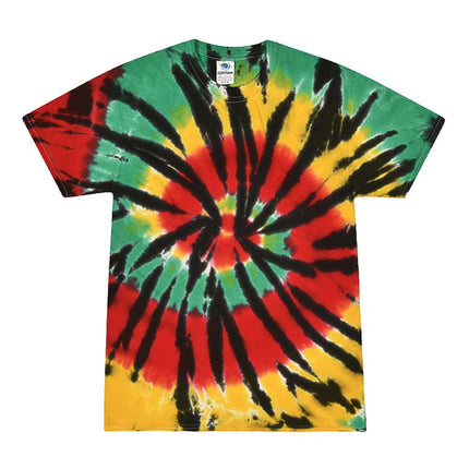 Unisex Multi-Color Tie-Dyed T-Shirt - 1000